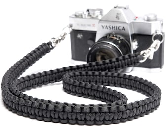 Metal Clasp Braided Camera Strap - apmots - Paracord Shoulder Sling Mirrorless DSLR Compact Neck Crossbody