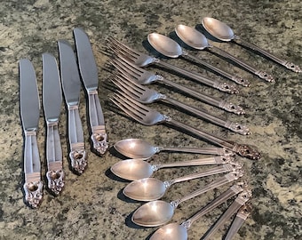 Silver Cutlery, Sterling, Royal Danish International, Silverware, Vintage Flatware ,