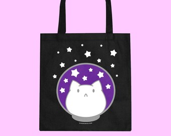 Astrocat Canvas Tote Bag Shopping