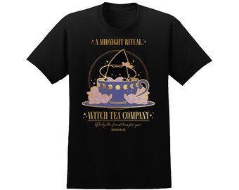 T-shirt Sassy Kitties Witchy Kitties Magical Tea Cat