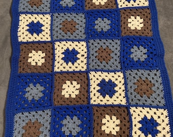 Baby boy afghan