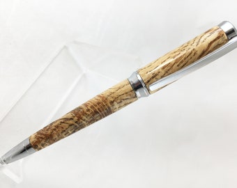 Concava Spalted White Oak Burl Wood Ball Point Wood Pen