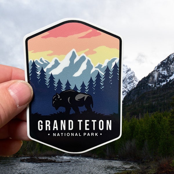 Grand Teton National Park -  Vinyl Bumper Sticker #304