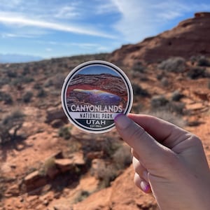 Canyonlands National Park Sticker -  Vinyl Sticker, UV resistant Decal - Die Cut Stickers #26