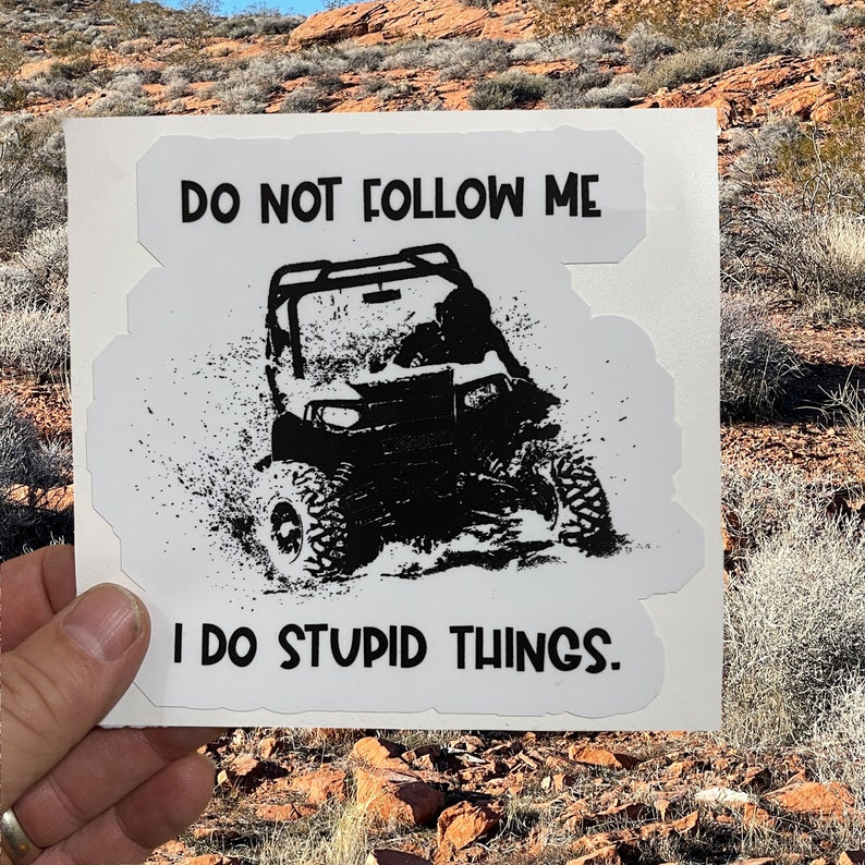 Funny UTV SXS RZR Sticker for Water Bottle Laptop Car Bumper Etsy