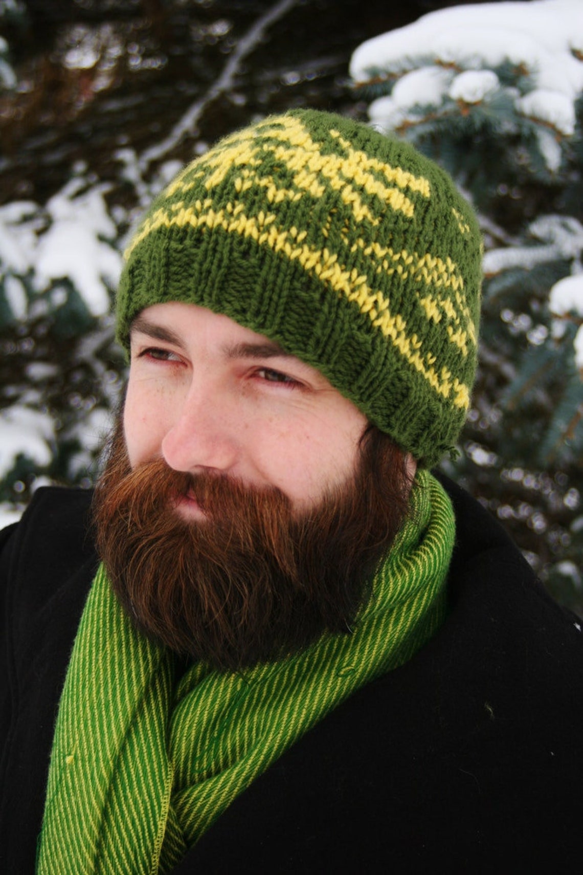 PATTERN ONLY Hyrule Crest Zelda Inspired Beanie Knitting Pattern Etsy