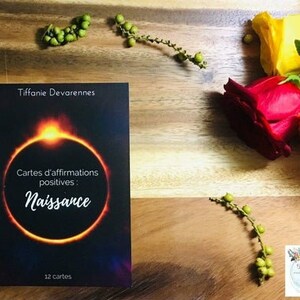 NUMÉRIQUE Cartes d'affirmations positives Naissance à imprimer