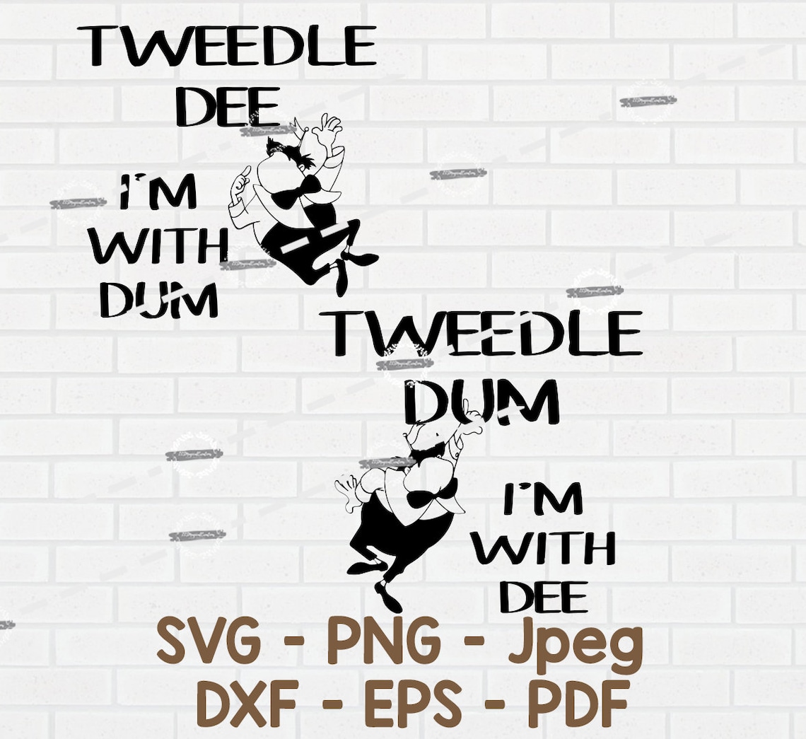 tweedle dee and tweedle dum figures