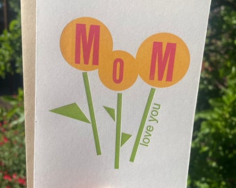 Love You Mom card