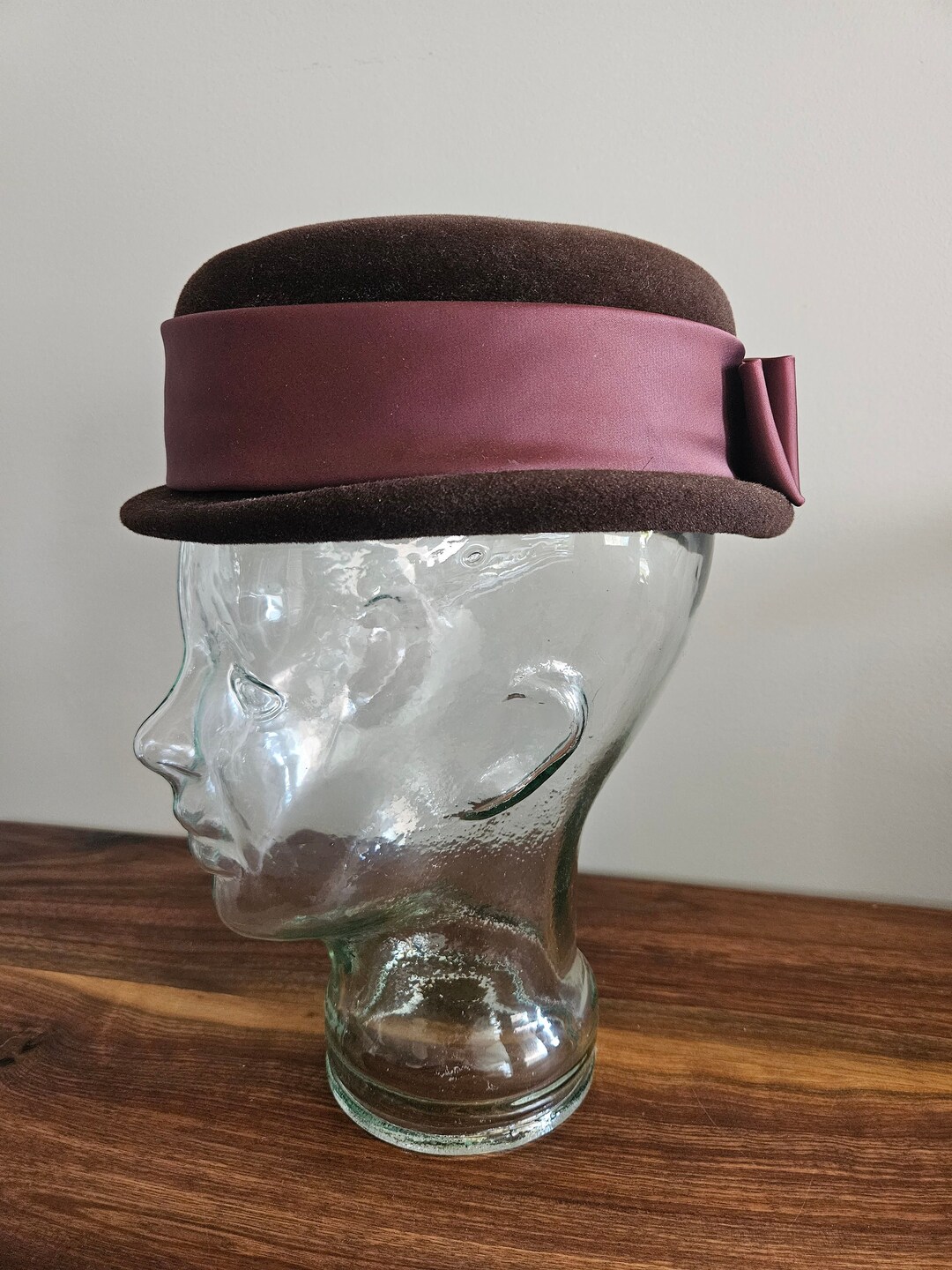 Victorian Ladies Riding Hat Dark Brown Color Made in Canada Etsy