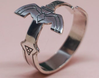 Ring Legend Of Zelda Master Sword silver link sword