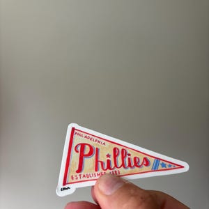 Phillies Pennant Sticker image 2