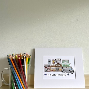 Hammonton Print 8x10