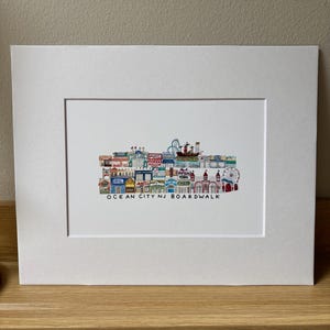 Ocean City Boardwalk Prints 8x10