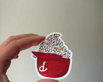 Phillies Ice Cream Cup Sticker