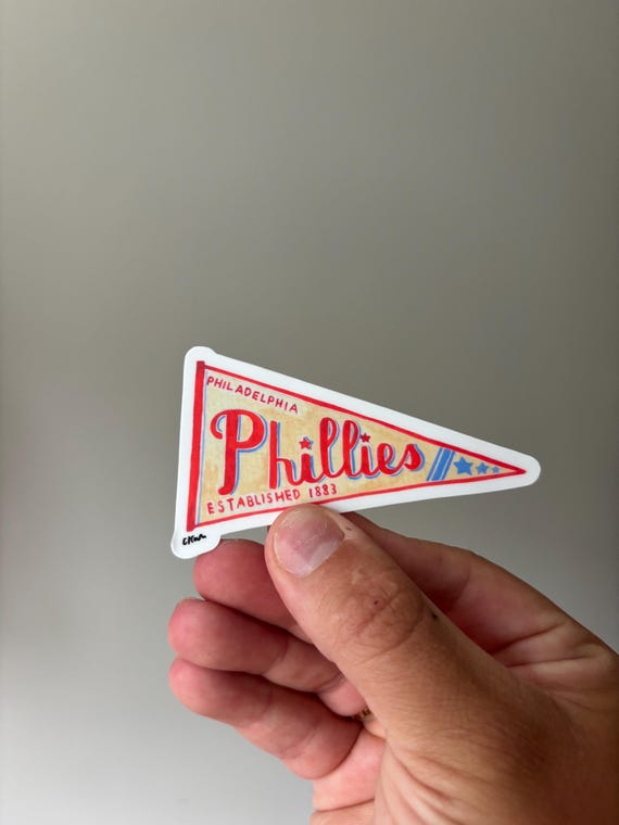 Phillies Pennant Sticker