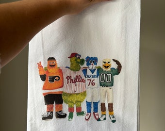 Mascots Tea Towel