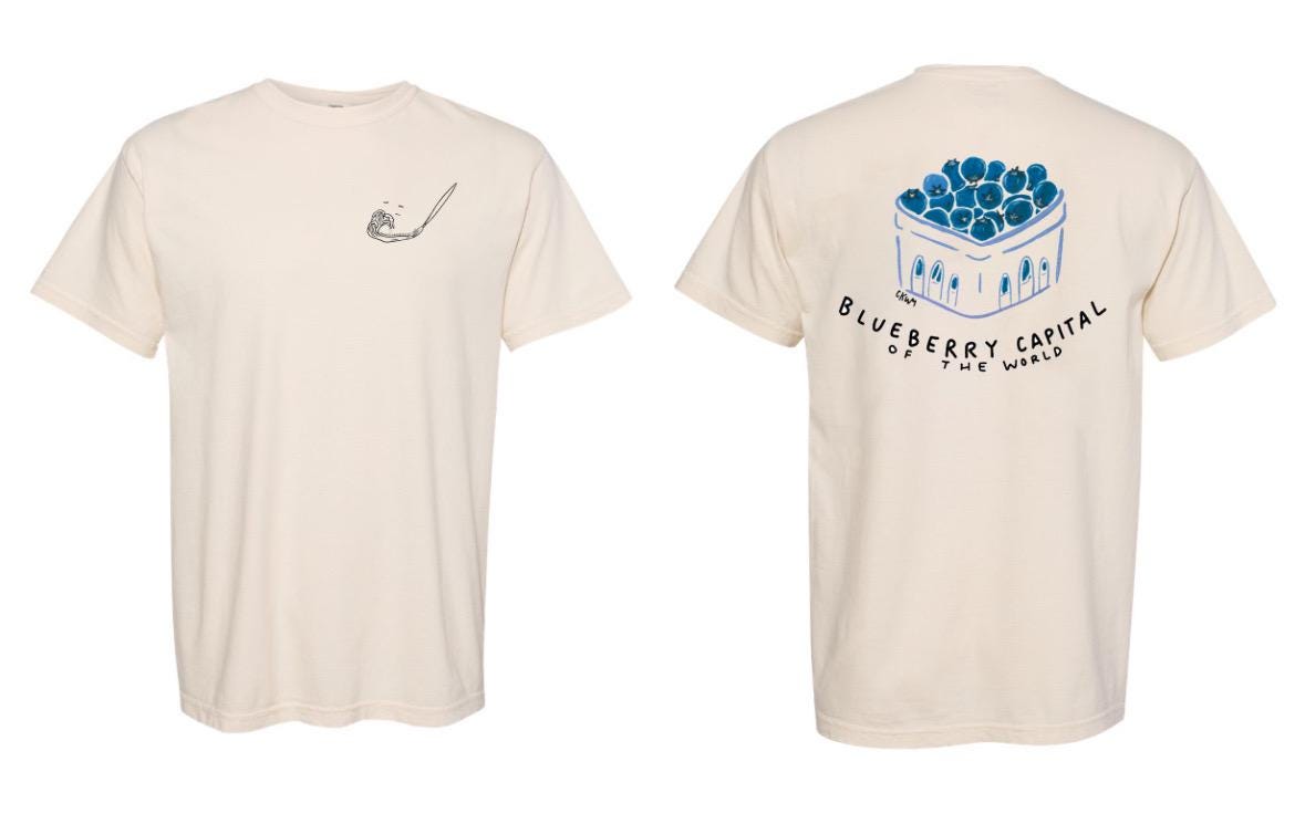 Blueberry Capital of the World T-shirt - Etsy