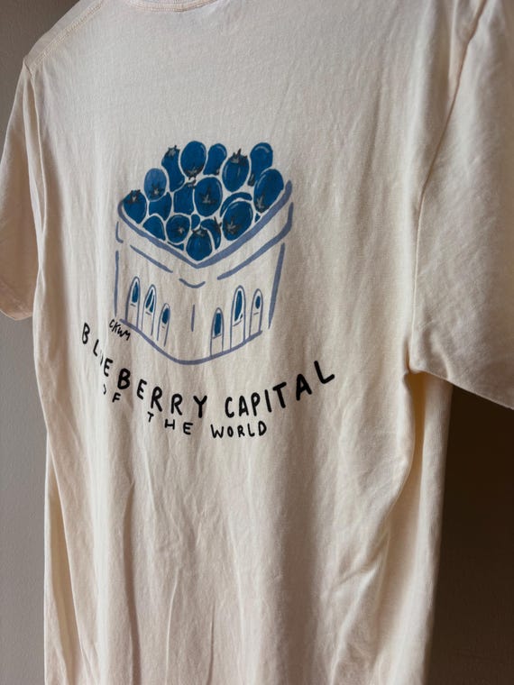 Blueberry Capital of the World T-shirt - Etsy