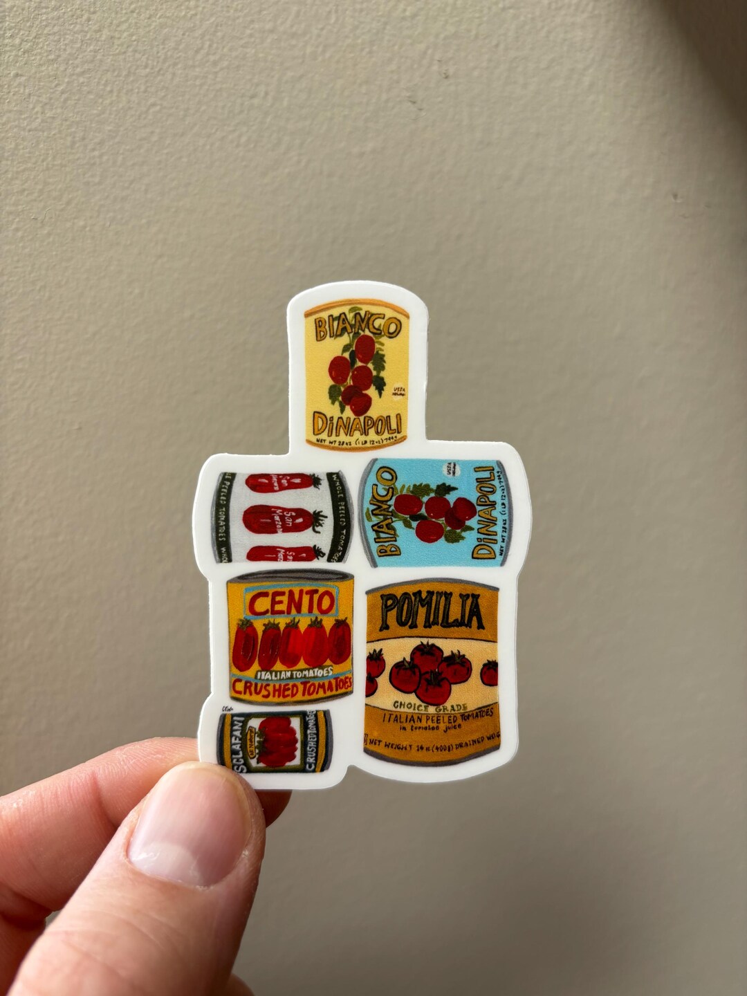 Tomato Cans Sticker, Waterproof UV Protected - Etsy