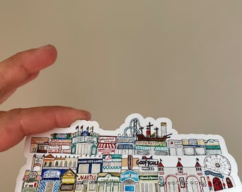 Ocean City NJ Boardwalk Magnet