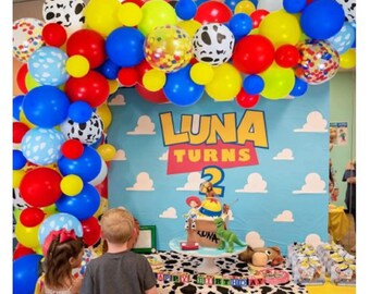 toy story balloons card factory