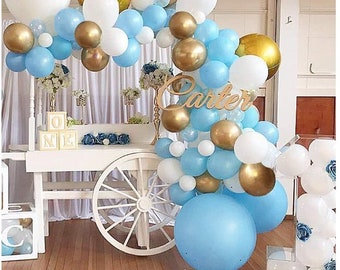 100 Pcs Set baby boy thank you labels Party decoracion