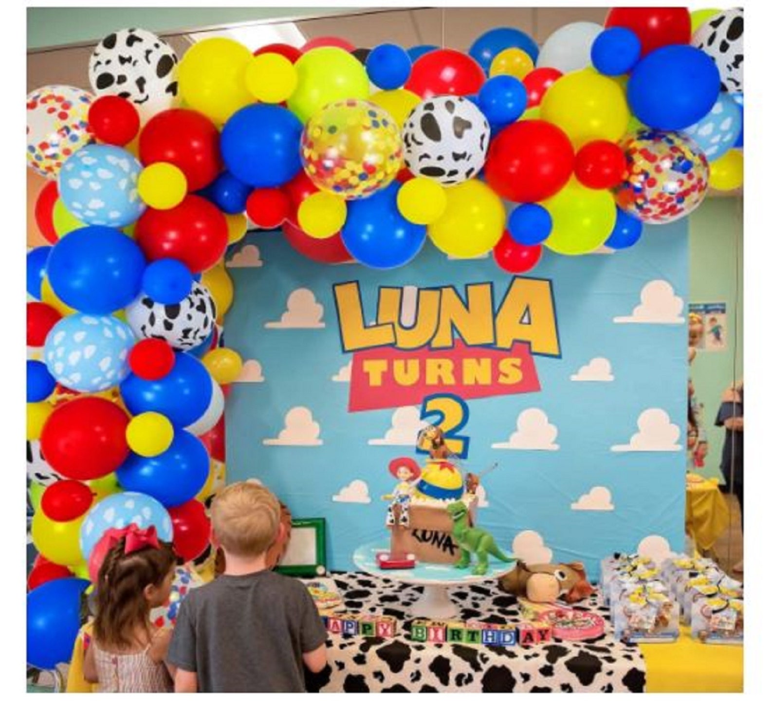 85 pcs Toy Story Inspired Balloon Arch & Garland Kit Confetti Etsy