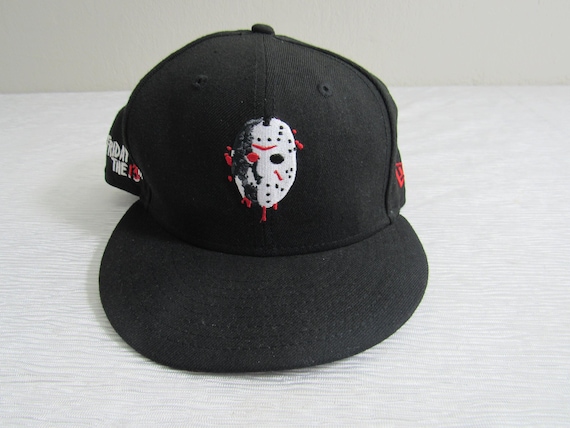 Retro Friday the 13th Jason New Era Men's Trucker Hat OSFM