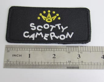 Rare Scotty Cameron Black Embroidered Iron on Golf Patch! - Etsy