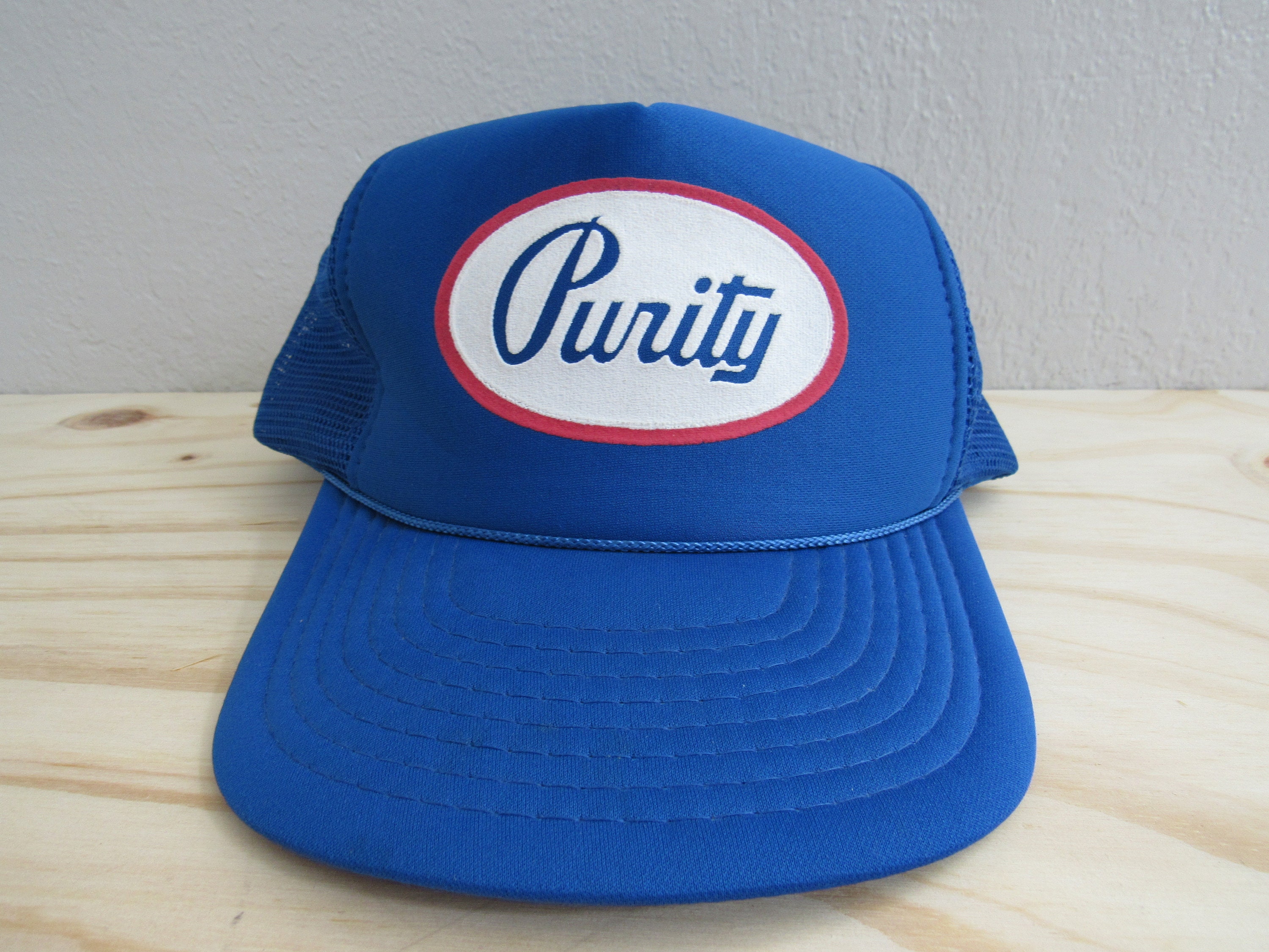 Vintage Purity Dairy Men's Blue Snap Back Trucker Hat One Size Fits Most  Adults -  Canada
