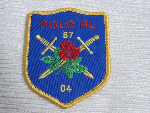 Embroidered Patch Ralph Lauren Iron On Patch Polo Ralph Lauren