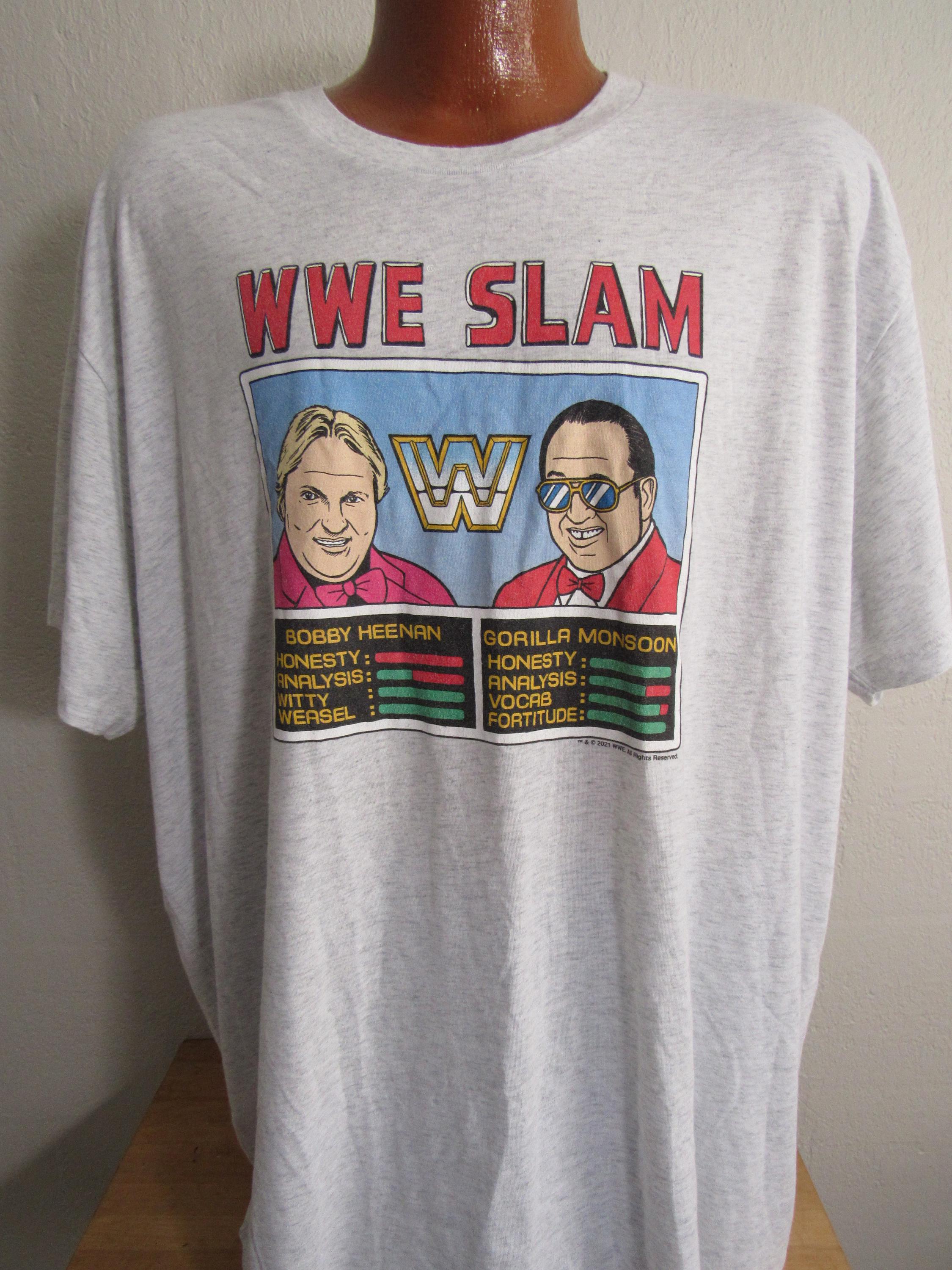 レトロ WWE WWF メンズ 3XL プロレス ボビー・ヒーナン ゴリラ 
