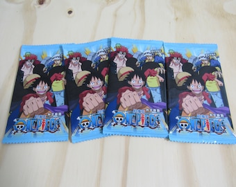 Lot Of 4 Packs Of Japanese Anime Cards One Piece!