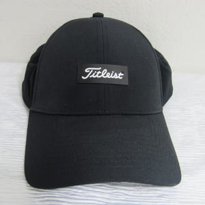 Casquette Vintage Titleist New Era Années 90, Ajustable, Bleu Et Kaki, Fabriquée Aux USA
