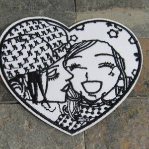 Manga Anime Japonia Nana Osaki Love Heart naszywka do prasowania!