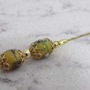 Murano Glass Hat Pin - Etsy display picture 2