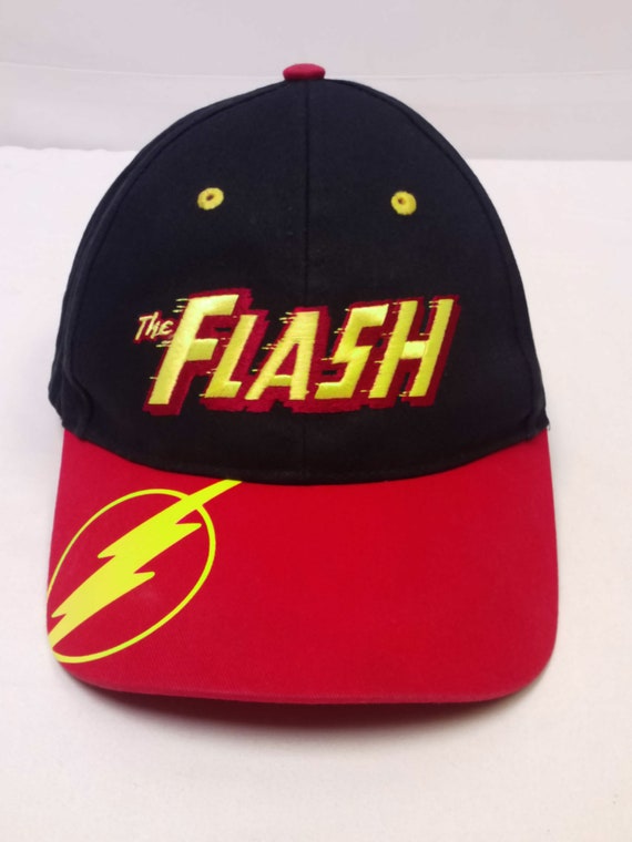 90 s Six Flags Theme Park The Flash Roller Coaster Ride Ajustable Snap Back Baseball Hat Cap Etsy Mexico