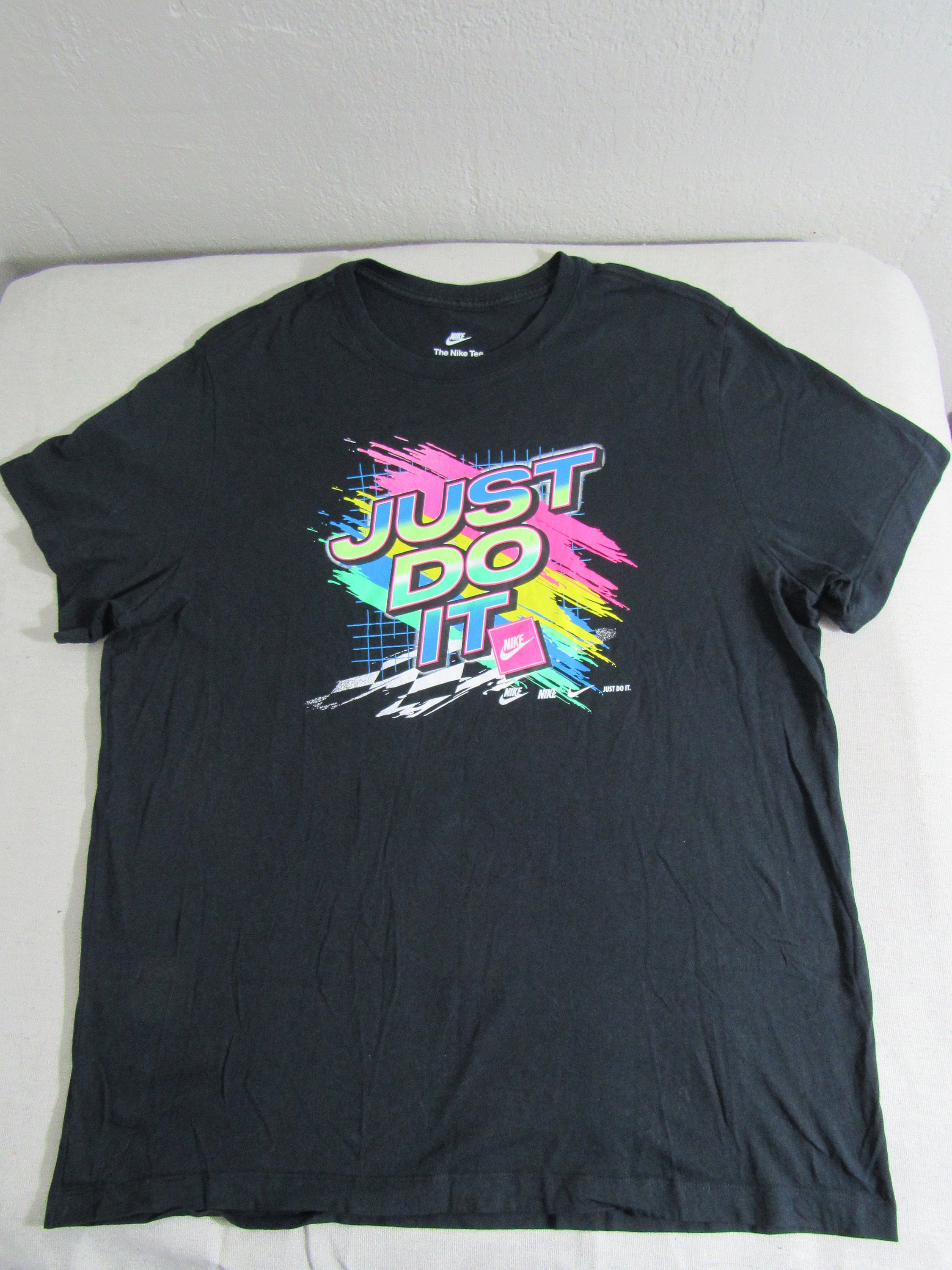 90s USA製 NIKE JUST KICK IT ヴィンテージTシャツ XL 90s ナイキ 銀タグ USA製 ヴィンテージ Tシャツ NIKE JUST DO IT