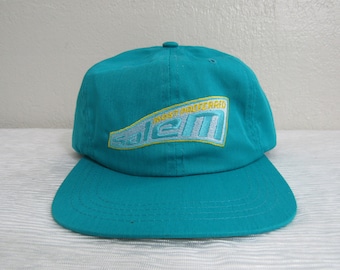 Vintage 90&#39;s Green Salem Cigarettes Strap Back Trucker Hat New Old Stock OSFM Adults!