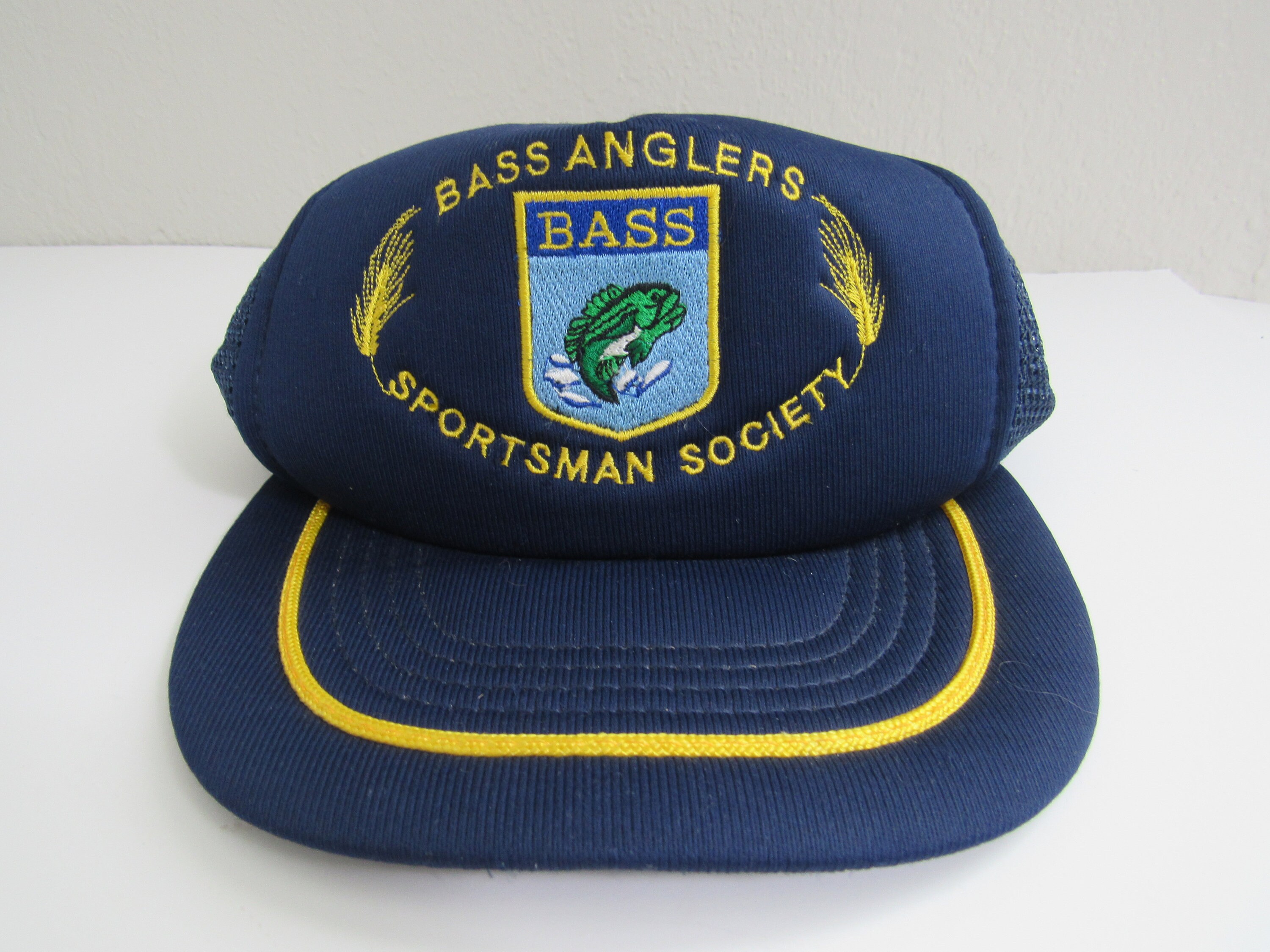 Vintage Bass Anglers Sportsman Society Blue Snap Back Vintage Bass Anglers Sportsman Society Blue Snap Back