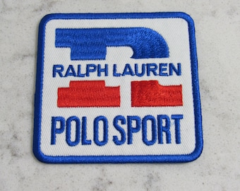 Retro Polo Sport Ralph Lauren Embroidered Patch!