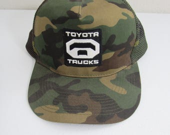 Retro Toyota Trucks Men's Camo Baseball Hat OSFM Adjustable!