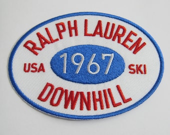 Rare Polo Ralph Lauren Patches 1967 Snow Ski Downhill!