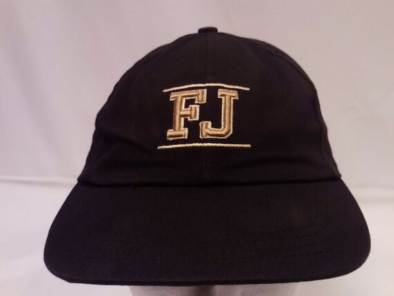 Vintage USA Made Kentucky Police Solid Black Strap Back Baseball Hat OSFM Adults