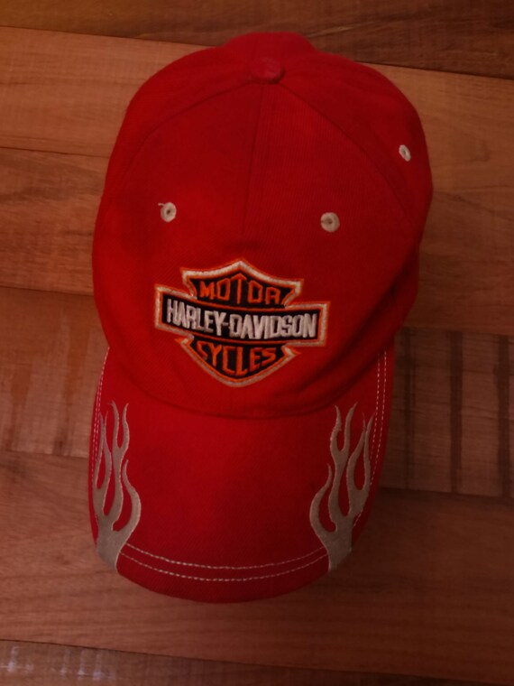 red harley davidson hat