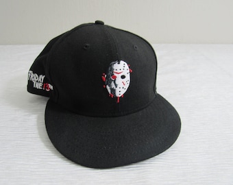 Retro Friday the 13th Jason New Era Men's Trucker Hat OSFM