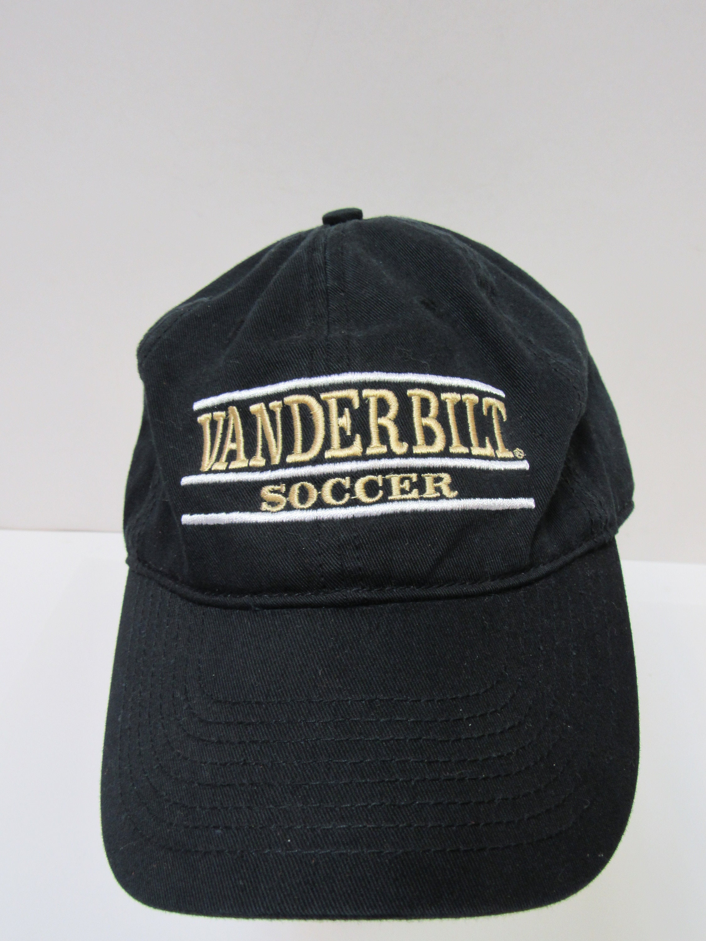 Vintage USA Made Kentucky Police Solid Black Strap Back Baseball Hat OSFM Adults
