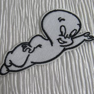 Casper The Friendly Ghost Halloween Iron On Applique Patch!