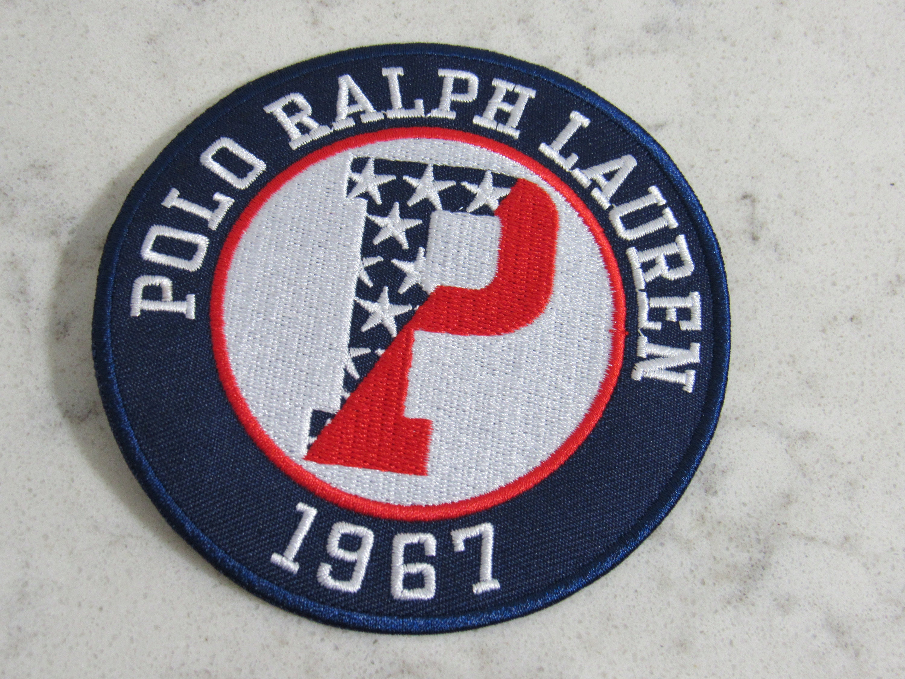 Polo Ralph Lauren Patches 1967 P USA Flag Patriotic Embroidered Patch Etsy